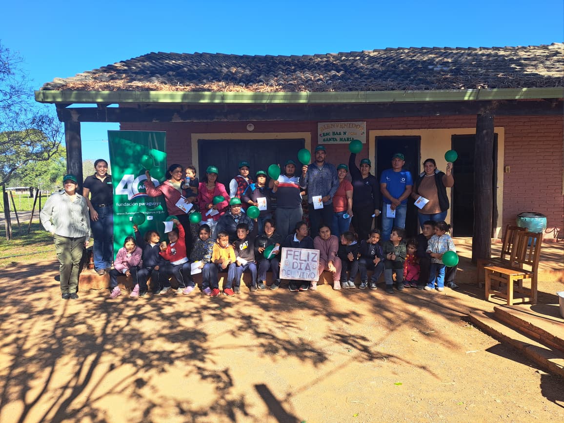 Ganadera La Celestina y Fundación Paraguaya celebran el Día del Niño con la comunidad de Tres Cerros, Concepción